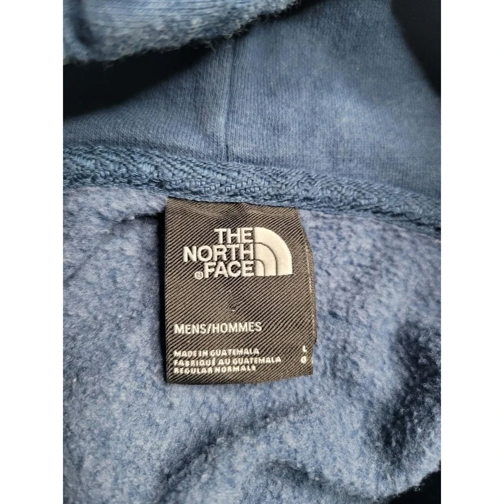 The North‎ Face Men's Dark Blue Hoodie Sweater Size Large Hiking Outdoors